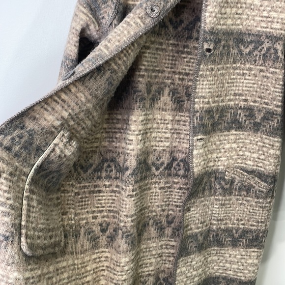 Woolrich Reversible Blanket Duster Coat - Picture 5 of 13